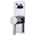 Sansa Wall Diverter Mixer, Soft Square Plate