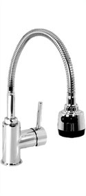 Quoss Giraffe Kitchen/Laundry/Basin Mixer, Stylish matching plate to cover up holes CW002, WELS 5 star rating, 5.5L/min