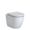 KOKO WHITE Rimless Wall Hung Suite with Geberit/R&T in wall cistern , WELS 4 star rating, 4.5/3L