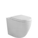 KOKO WHITE Wall Faced Suite with Geberit/R&T in wall cistern , WELS 4 star rating, 4.5/3L