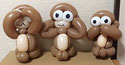 #0117 三猿（見ざる、聞かざる、言わざる） Three wise monkeys