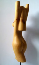 #modern#abstrakt#akt#edelholzskulptur#weihmutkiefer#gunnar mozer