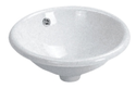 Ex-display round drop in Basin 420x420mm no TH $30.00