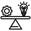 Symbol für praxisnahe Lösungen
