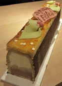 recette de la bûche PLAISIR Lenôtre 