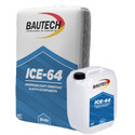 ICE-64 impermeabilizante cementoso elástico bicomponente con resinas acrílicas para cisternas, albercas y concreto con barrera de vapor y puenteo de fisuras.