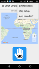 pe-SOSApp Startseite