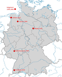 Nachweise des Balkansteinschmätzers in Deutschland