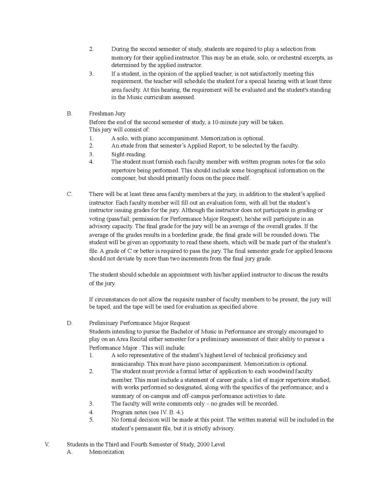 Oboe Studio Syllabus Nora Lewis, Oboist