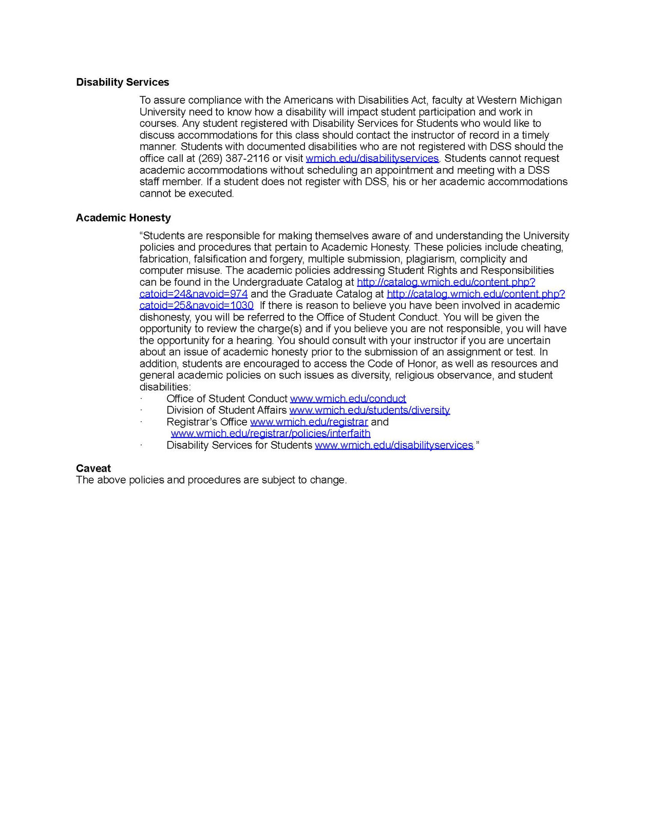 Oboe Studio Syllabus Nora Lewis, Oboist