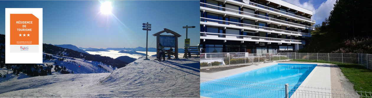 chamrousse location studio particulier ski hiver loisirs été