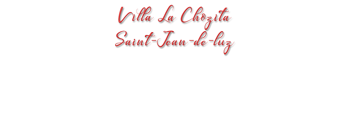 Location maison saint jean de luz villa la chozita face à la plage centre ville