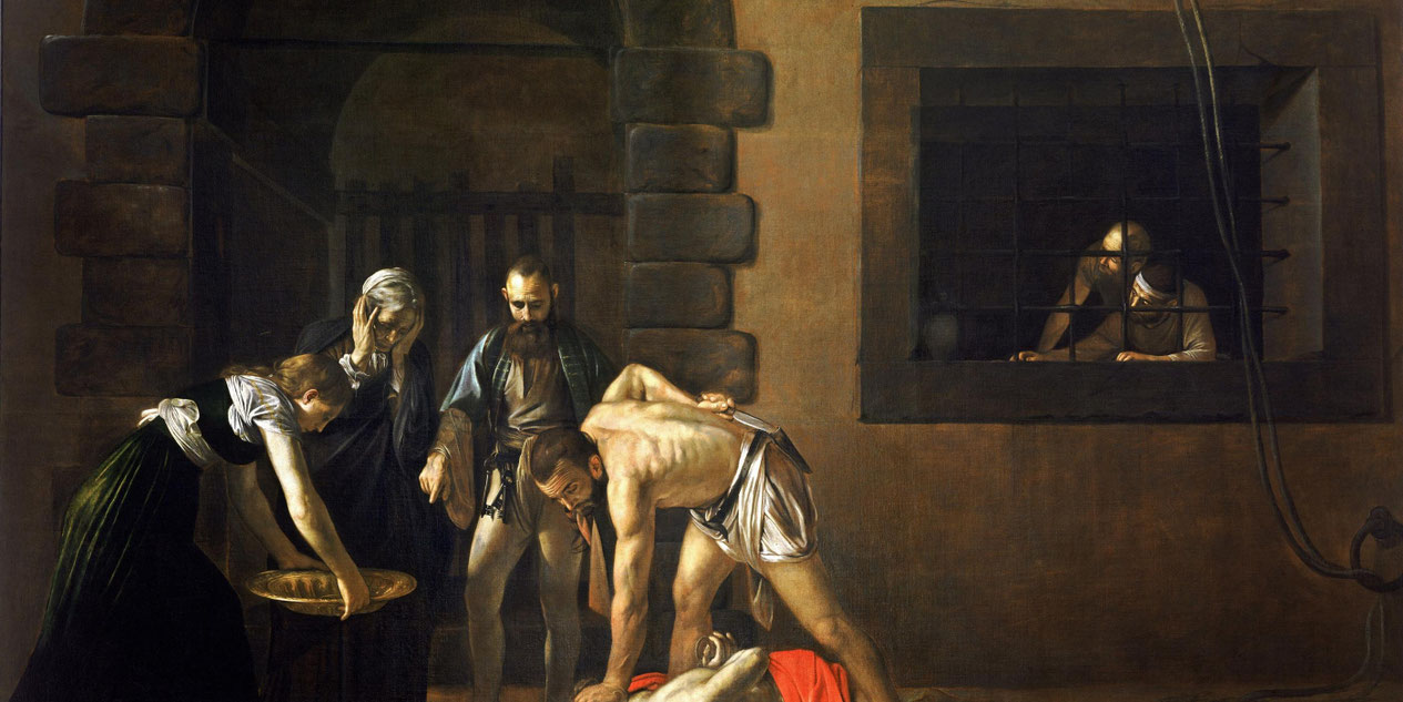The Beheading of Saint John Caravaggio (1608). Foto: © Stefan Schneider/Bistum Trier