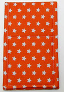 Nr.27 Sternchen orange Baumwolle