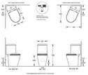 Space Solution Closed Coupled Corner Toilet Suite specifications