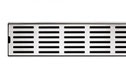 Floor channel waste - Linear, centre waste outlet - 45mm outlet, 70 (w) x (h) x 21 (d) mm in 800, 900, 1000, 1200mm length