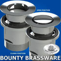 Bounty Brassware Universal Chrome Pop Down Waste