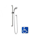 Con-serv Champagne Pulsator Hand shower/Grab Rail Combo - Standard, WELS 3 star rating, 9L/min