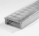 Stainless Steel Grates with Stainless Steel Channel - Architectural 65Wx25D