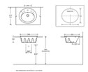 Avon drop in basin specifications