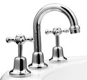 Federation Basin Set Standard Spout - Chrome,  F9434ch, WELS 5 star rating, 6L/min