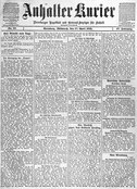 Zeitung vom Untergang der Titanic 1912 - Klick!