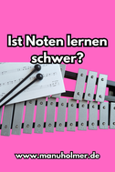Noten lernen schwer Tipps