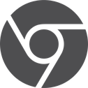 Logo Chrome Gris