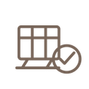 Icon für individuelle Maßanfertigungen statt Serienfertigung in der Schreinerei Holzdesign Rapp
