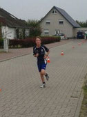Nils Gerlach auf der Laufstrecke