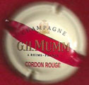 PLACA DE CHAMPAGNE - MUMM & CIE G.H. (CORDON ROUGE) CÓDIGO DE CATÁLOGO - COL:CH-FR-0004 (USADA) 2€.