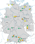 Beobachtungen des Rötelfalkens seit 1990 in Deutschland. 