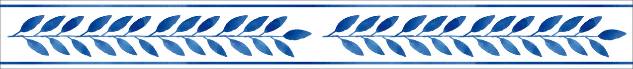 Vlies Bordüre mit griechische Muster, Meander Ornament - Schlüssel Muster hellblau im Aquarell - Design - wahlweise selbstklebend - Hergestellt in Deutschland - meinBordürenladen - meinAufkleberladen