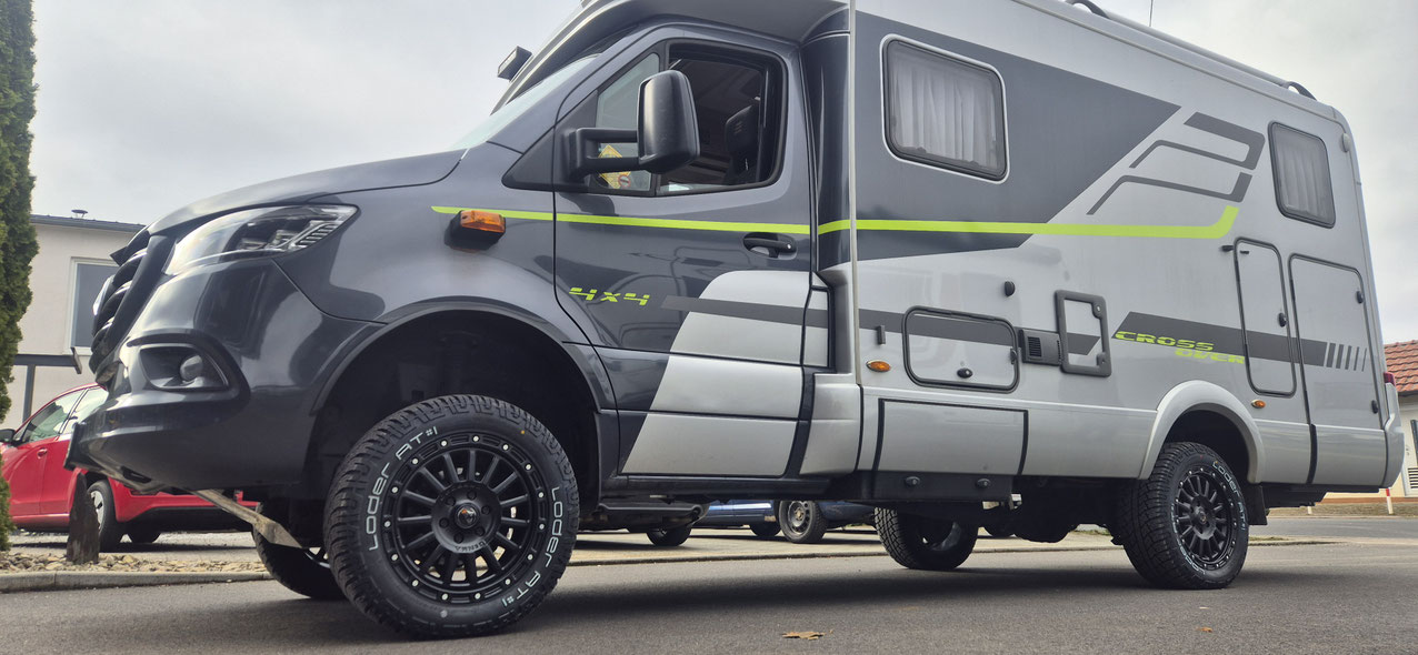 Hymer MLT mit Ramto AT Räder