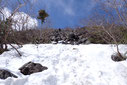 蓼科山　残雪期登山　ガイド