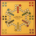 Das beliebte Original-Spiel  Mensch ärgere Dich nicht - Nr. 3L (Spielplan mit roten Rand)