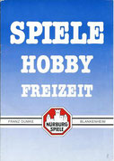 SPIELE HOBBY FREIZEIT - NÜRBURG SPIELE - FRANZ DUMKE BLANKENHEIM  Spielekatalog