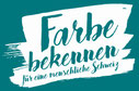 Logo Farbe bekennen