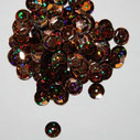 Paljetti holo 6mm 8mm 10mm ruskea