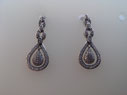 REF: OP 03 Pendientes en plata de ley con circonitas. Cierre de presión. 
