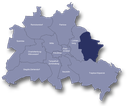 Karte Marzahn - Hellersdorf
