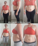 Voilà maintenant 2 mois et demi que je fais ce programme, et j'ai fait plus de la moitié du chemin car j'ai perdu 11 kilos !!    Et au niveau des cm j'ai fondu !!!!!!!!!!!!    J'ai perdu 12cm de tour de poitrine et de taille et 13 cm de tour de hanche et 