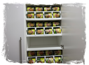 FIFO-System für 800g Konservendosen