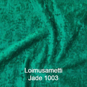 joustava kangas lycra sametti Loimusametti Jade 1003