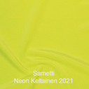 joustava kangas lycra sametti Neon Keltainen 2021