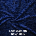 joustava kangas lycra sametti Loimusametti Navy 1006