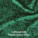 joustava kangas lycra sametti Loimusametti Forest Green 1002