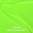 joustava kangas lycra sametti Neon Omena 2017