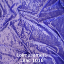 joustava kangas lycra sametti Loimusametti Lilac 1018