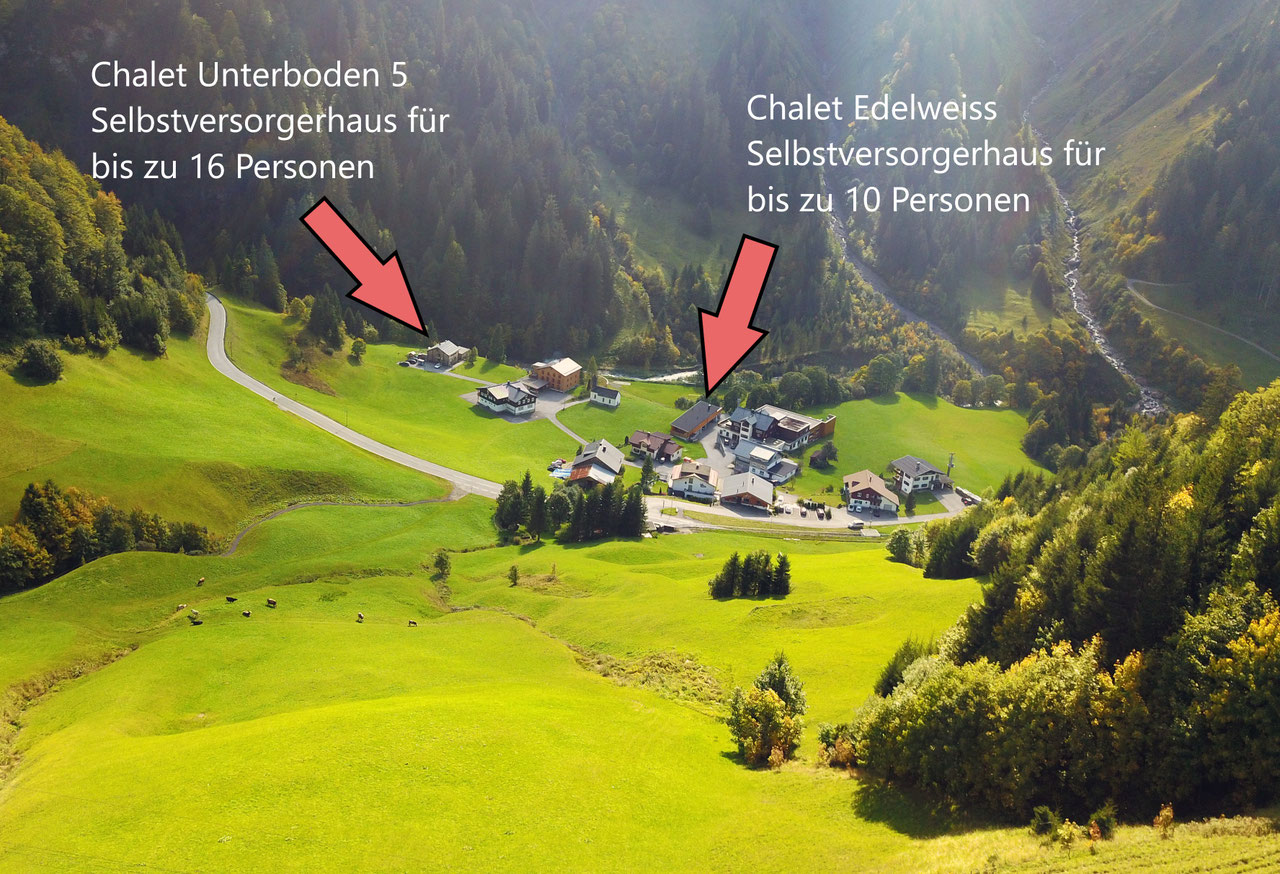 hinter den sieben Bergen, bei den sieben Zwergen - Bergchalets für